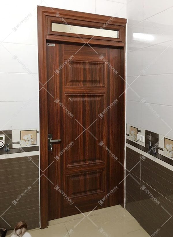 Cửa thép vân gỗ Koffmann KG-1.03-1TK - 1 cánh - Mai Chương Bến Tre