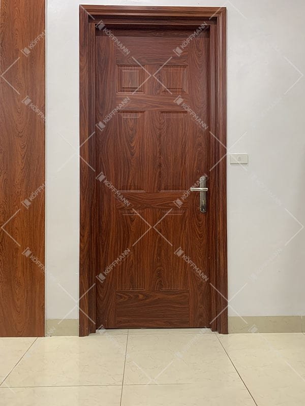 Cửa thép vân gỗ Koffmann KG-1.04-1NC - 1 cánh - Mai Chương