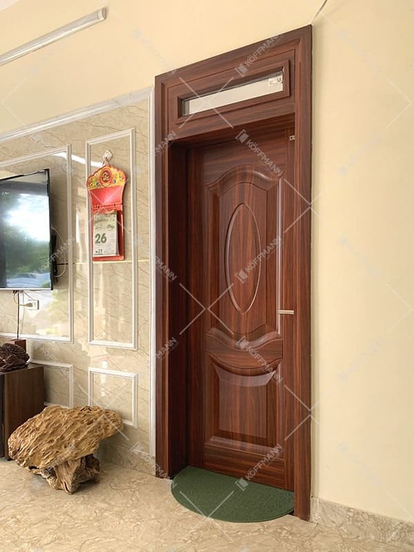 Cửa thép vân gỗ Koffmann KG-1.07-1TK - Mai Chương