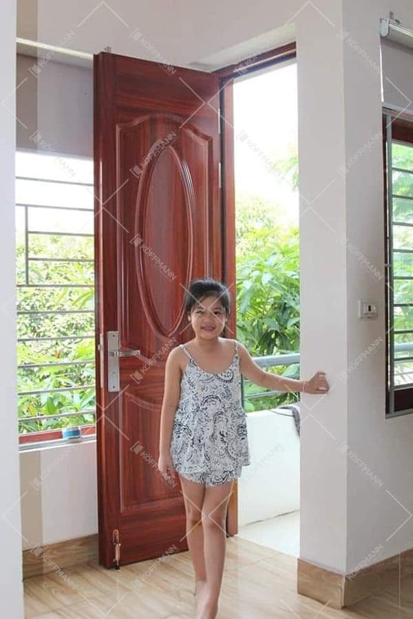 Cửa thép vân gỗ Koffmann KG-1.07 - 1 cánh - Mai Chương