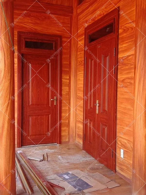 Cửa thép vân gỗ Koffmann KG-1.06-1NC chính hãng tại Mai Chương