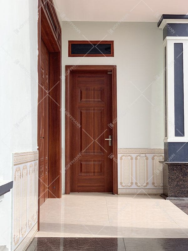 Cửa thép vân gỗ Koffmann KG-1.03 1 cánh - Mai Chương Bến Tre