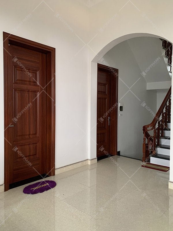 Cửa thép vân gỗ Koffmann KG-1.03 1 cánh - Mai Chương Bến Tre