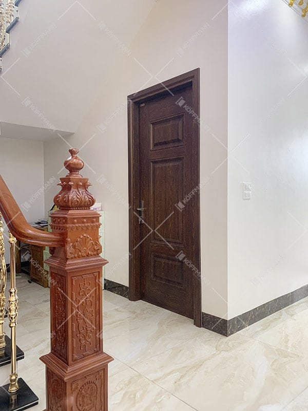 Cửa thép vân gỗ Koffmann KG-1.03 1 cánh - Mai Chương Bến Tre