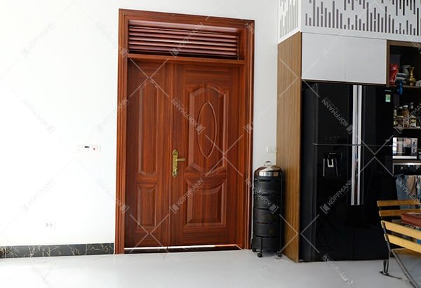 Cửa thép vân gỗ Koffmann KG-21.07.07A-1TK - Mai Chương Bến Tre