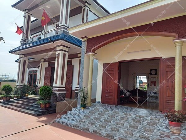 Cửa thép vân gỗ Koffmann KG-22.01.01 2 cánh - Bến Tre