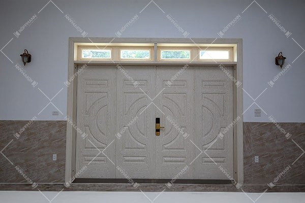Cửa thép vân gỗ Koffmann KG-42.01.01-3TK 4 cánh - Bến Tre