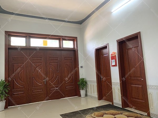 Cửa thép vân gỗ Koffmann KG-42.01.01-3TK 4 cánh - Bến Tre