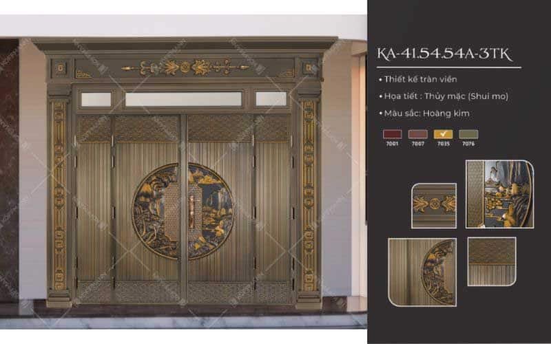 Cửa thép Koffmann 4 cánh KAT-41.54.54A - Bến Tre