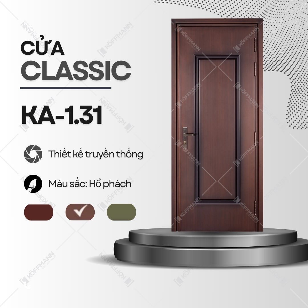Cửa thép Classic Koffmann KA-1.31 - Maiwindows Bến Tre