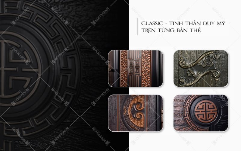 Cửa thép Classic Koffmann KAT-1.50 1 cánh - Bến Tre