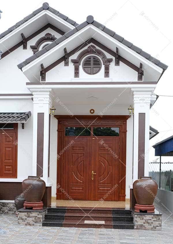 Cửa thép vân gỗ Luxury Koffmann KL-22.01-2TK - Maiwindows Bến Tre