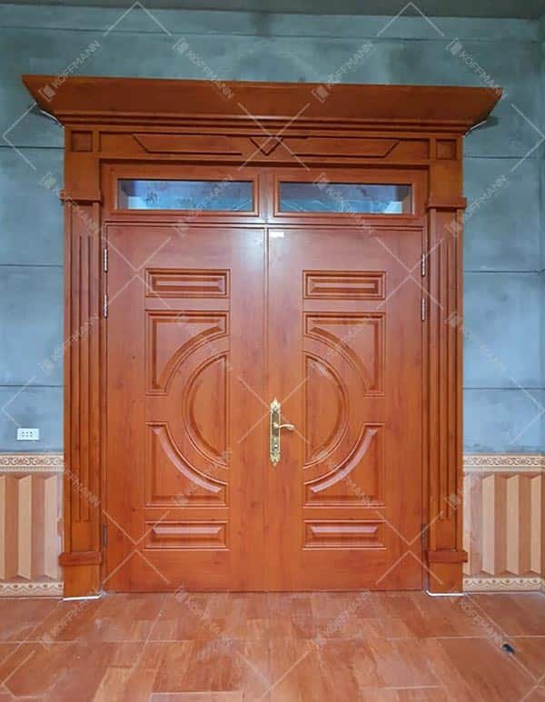 Cửa thép vân gỗ Luxury Koffmann KL-22.01-2TK - Maiwindows Bến Tre