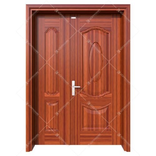 Cửa thép vân gỗ 2 cánh Koffmann KG-21.07.07A - Mai Chương Bến Tre