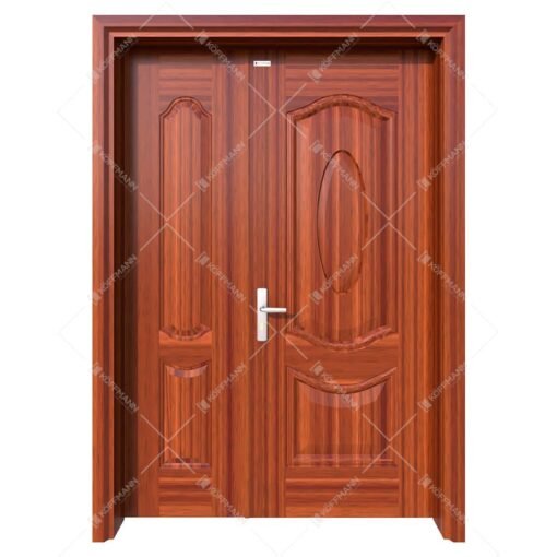 Cửa thép vân gỗ 2 cánh Koffmann KG-21.07.07A - Mai Chương Bến Tre
