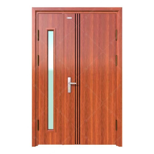 Cửa thép vân gỗ 2 cánh Koffmann KG-21.08.K - Mai Chương Bến Tre