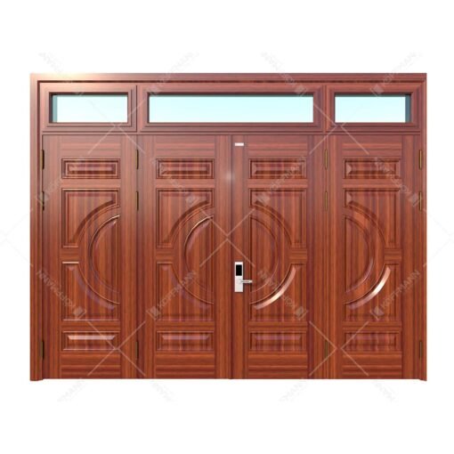 Cửa thép vân gỗ Koffmann KG-42.01.01-3TK 4 cánh - Bến Tre