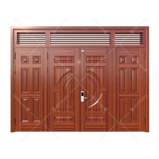 Cửa thép vân gỗ Koffmann KG-42.01.04-3NC 4 cánh tại Bến Tre - Mai Chương