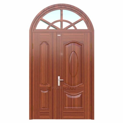 Cửa thép vân gỗ Koffmann KGV-21.07.07A tại Bến Tre - Mai Chương