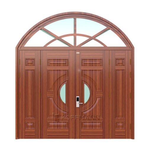 Cửa thép vân gỗ Koffmann KGV-41.01.03A tại Bến Tre - Mai Chương