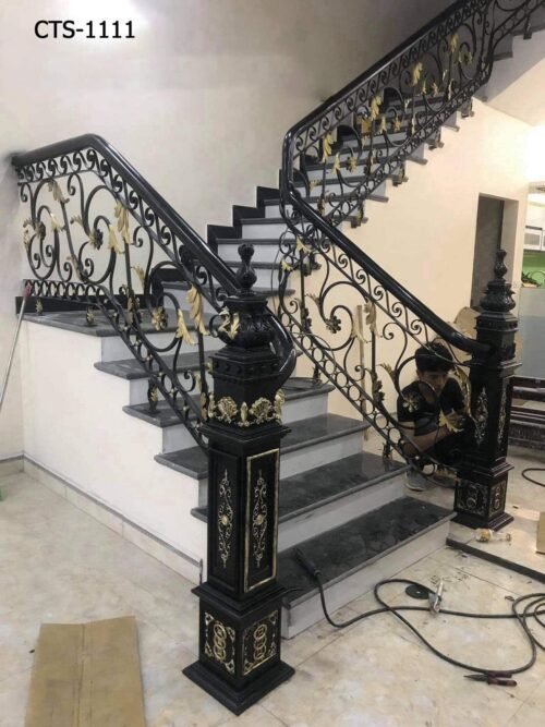 Cầu thang sắt mỹ thuật CTS-1111
