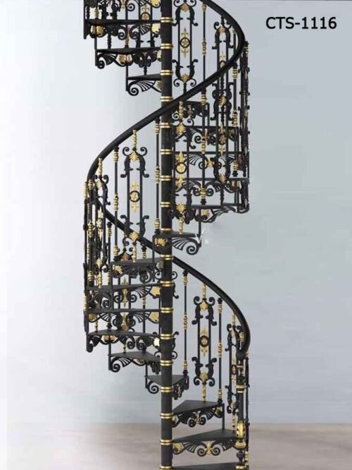 Cầu thang sắt mỹ thuật CTS-1116