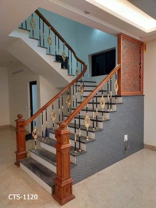Cầu thang sắt mỹ thuật CTS-1120