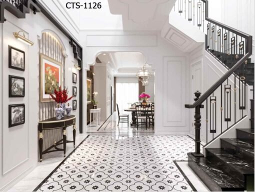 Cầu thang sắt mỹ thuật CTS-1126