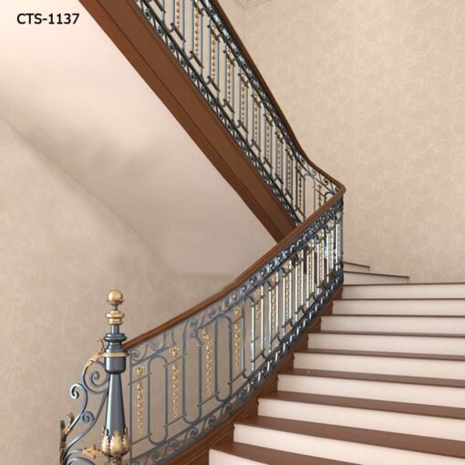 Cầu thang sắt mỹ thuật CTS-1137