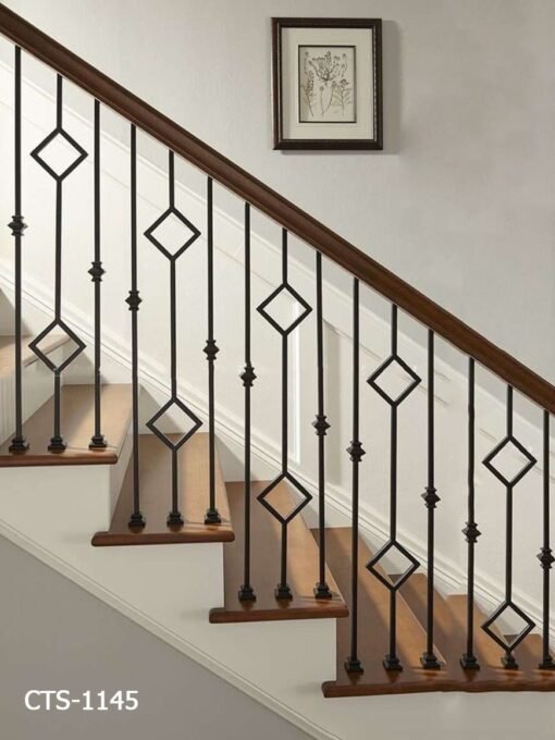 Cầu thang sắt mỹ thuật CTS-1145
