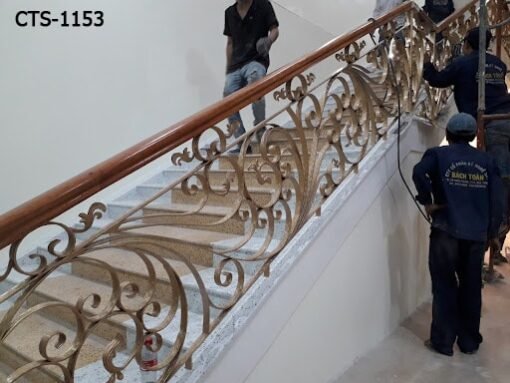 Cầu thang sắt mỹ thuật CTS-1153