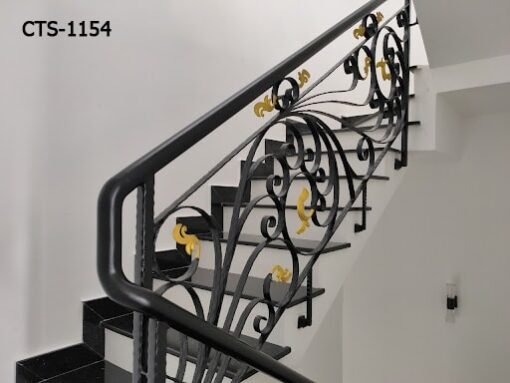 Cầu thang sắt mỹ thuật CTS-1154